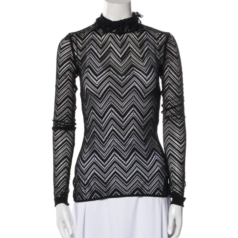 Roland Mouret Lasercut Stretch Top